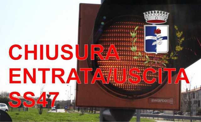 SPV: mercoledì 15 aprile chiude la rampa di entrata/uscita alla ss47