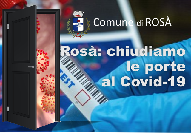 ROSÀ: CHIUDIAMO LE PORTE AL COVID. Tamponi rapidi per aziende, commercianti e liberi professionisti